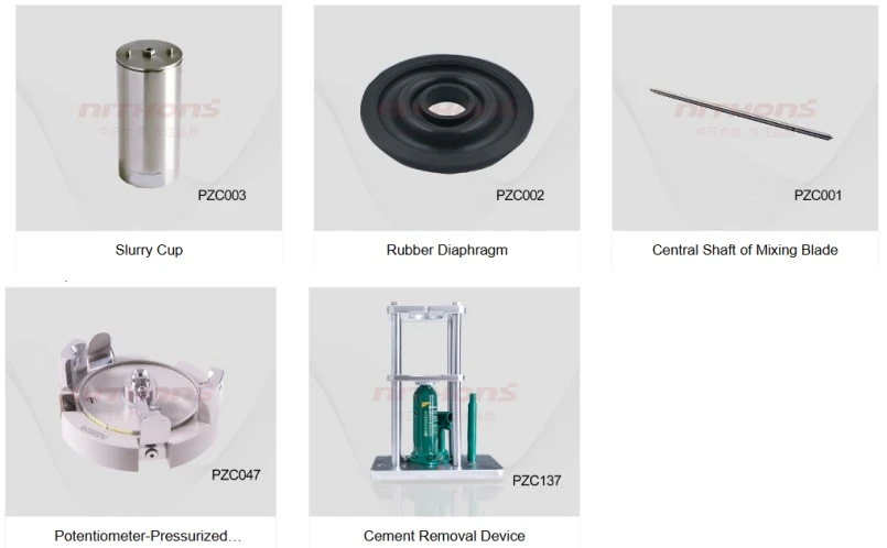 Cementing testing instrument Pressurized Consistometer Parts